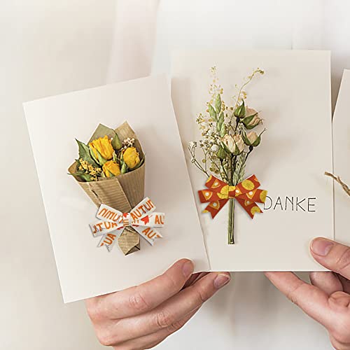 4 PCS Thanksgiving Fall Ribbons Pumpkin Leaves Printed Grosgrain Ribbons White Orange Ribbon Hello Autumn Craft Ribbons for Gift Wrapping Fall Thanksgiving Decor (60 Foot)