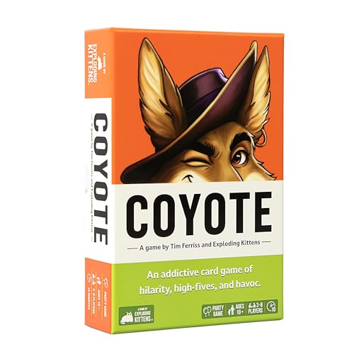 Coyote, 3-8 Players, Age 10+ Card Game