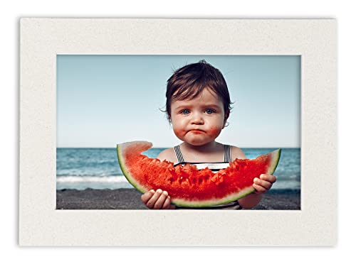 11x14 Bevel Cut Picture Mat for 9x12 Photos Acid Free Oyster Shell White Matboard For Pictures