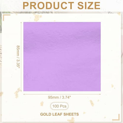 Gold Leaf Sheets for Art 3.7" x 3.4"
