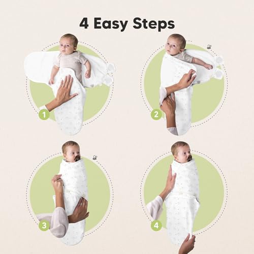 Newborn Swaddles with Zippers (3 Count)
