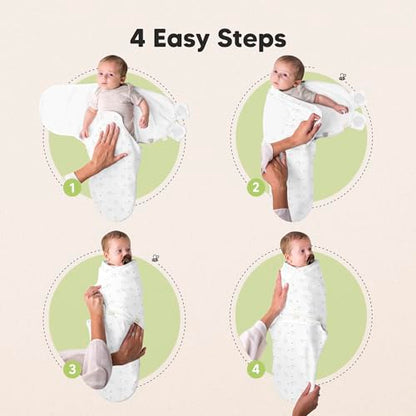 Newborn Swaddles with Zippers (3 Count)