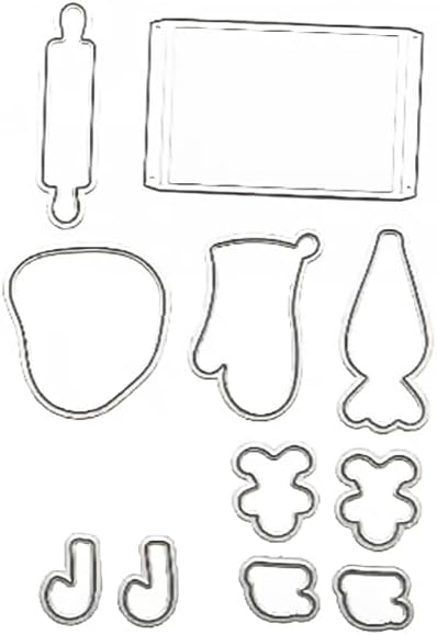 2025-2026 Stamps and Dies for Card Making, Stamps and Dies Set 2025 for Christmas and Halloween, Die Cut DIY Various Festivals Album Scrapbooking Birthdays Greeting Card (M4342) - Crafty Corner