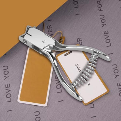 Heavy Duty Handheld Hole Punch for ID Cards