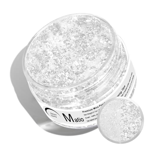 White Glitter Mica Powder