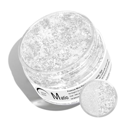 White Glitter Mica Powder
