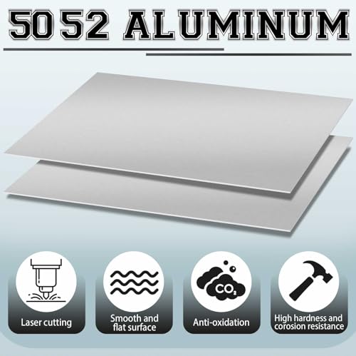 1 Pack 5052 Aluminum Sheet Metal 24" x 48" Aluminum Plate 1