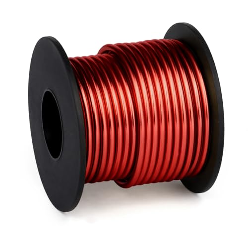 32.8FT 8 Gauge Bendable Red Aluminum Craft Wire for Jewelry Making Craft (32.8 Foot)