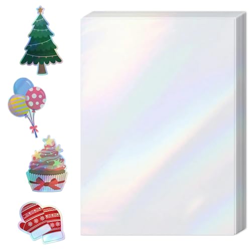 36 Sheets Holographic Sticker Paper