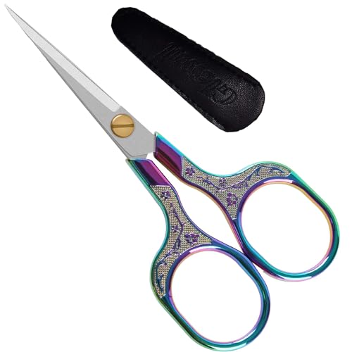 Rainbow Iridescent Scissors for Lace Wigs (2 Count)