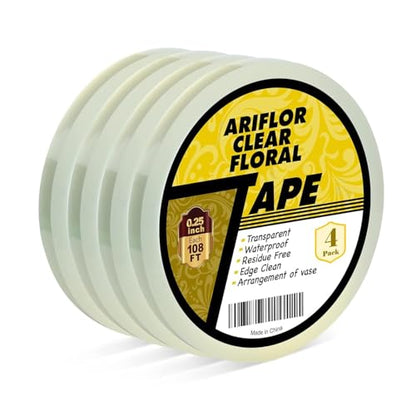 4Packs Clear Floral Tape (4 Count)