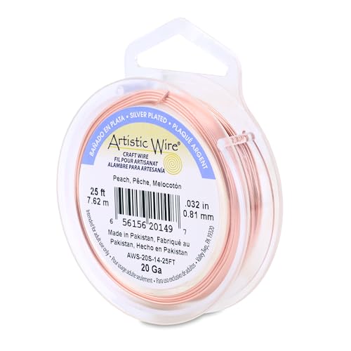 20 Gauge Silver Plated Tarnish Resistant Colored Copper Craft Wire