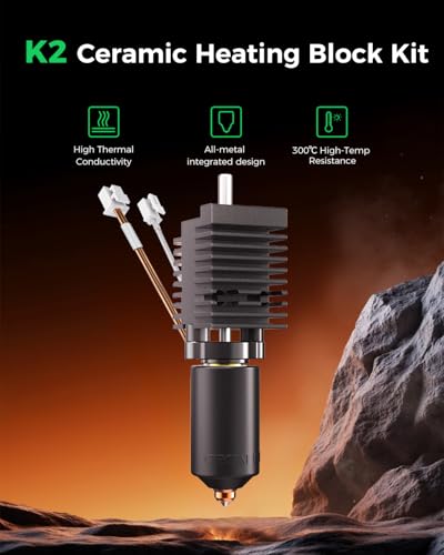 Official K2 Ceramic Heating Block Hotend Kit