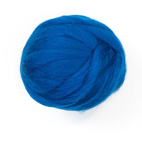 Colored Natural Wool roving (8 Ounce)