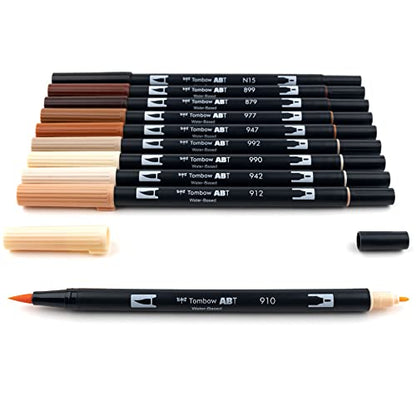 56170 Dual Brush Pen Art Markers (10 Count)