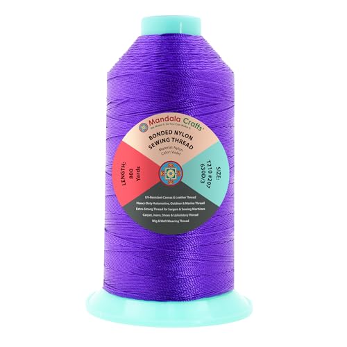 Size 207 630D T210 Violet Bonded Nylon Thread