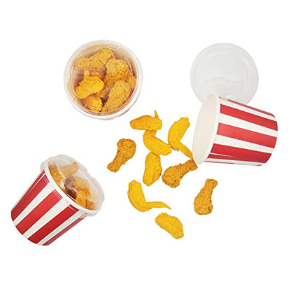 Food Erasers 27 Pack Fried Chicken Desk Pet Erasers for Kids Cute Fun School Supplies Prize Gifts Party Favors (27 个)
