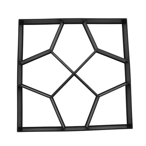 Walk Maker 15.7 Inch ABS Reusable Pavement Concrete Maker Stepping Stone Paver Kit for Lawn Garden Patio Backyard Walkways DIY Outdoor Projects Versatile Stone for Elegant Pa