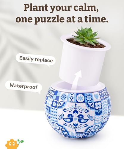 3D Puzzle Planter 80 Pieces