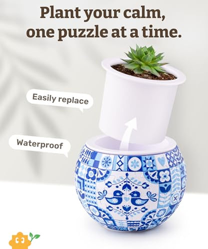 3D Puzzle Planter 80 Pieces