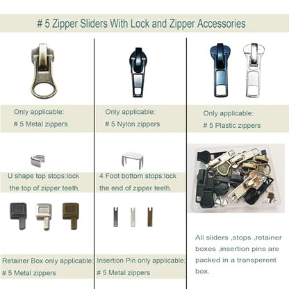 Zipper Repair Kit 39 Pcs (39 Count)