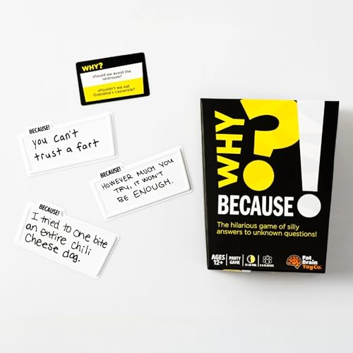 Why Because Party Game for Families Friends or Adults 3