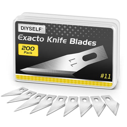 200 PCS Exacto Knife Blades #11 (200 Count)