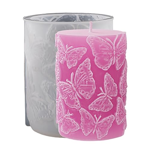 Cylinder Molds Silicone Wave Spiral Candle Mold