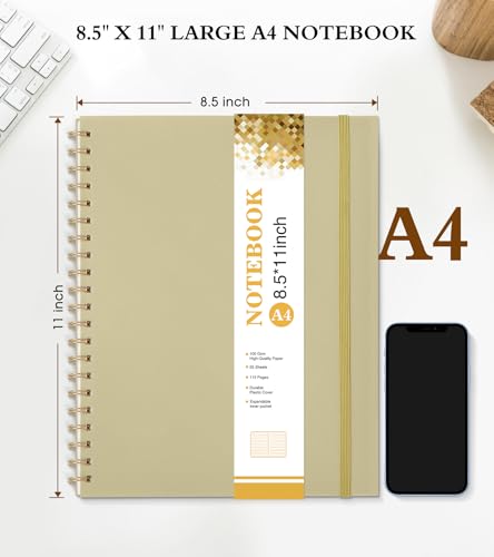 Spiral Notebook Journal 8.5” x 11”
