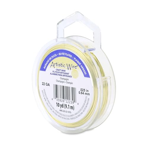 22 Gauge Silver Plated Tarnish Resistant Colored Copper Craft Wire
