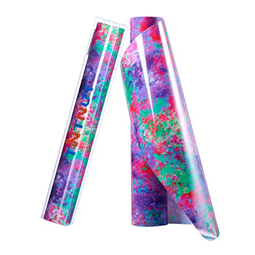 Purple Splash Heat Transfer Vinyl Roll