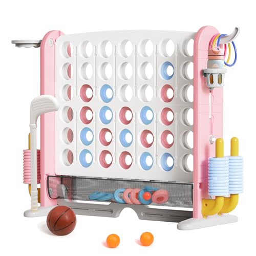 Giant 4 in a Row Connect Game with Mesh Fabric