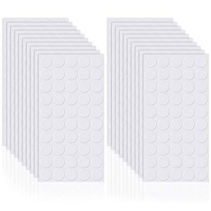 1000 Pcs Double Sided Adhesive Dots Clear Glue Point Tape Stickers Balloon Glue Round Mini No Traces Adhesive Sticker Dot Sticker for Classroom Decor Craft DIY Office (1000 Count)
