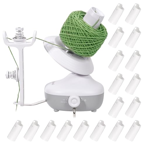 Electric Yarn Winder M1 & 18pcs Ball Tube Set for Tangle