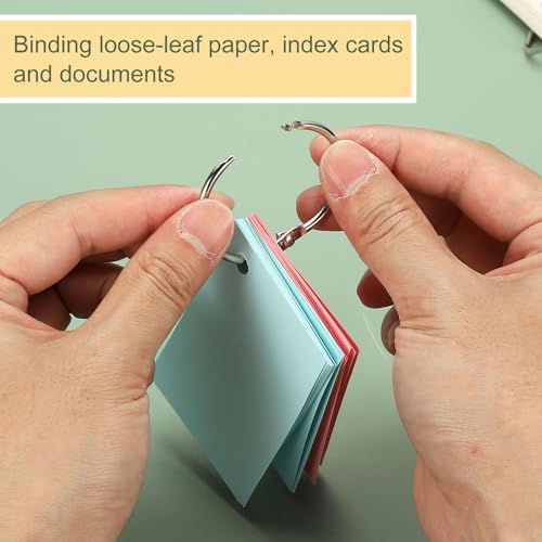 3.1" x 3.5" Loose Leaf Binder Rings (30 Count)