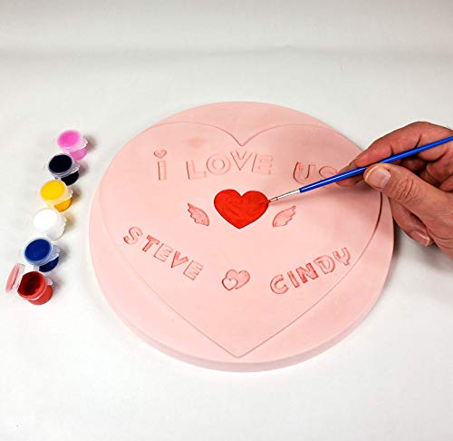 Sweetheart Customizable Stepping Stone Cast & Paint Kit with Perfect Cast Casting Material