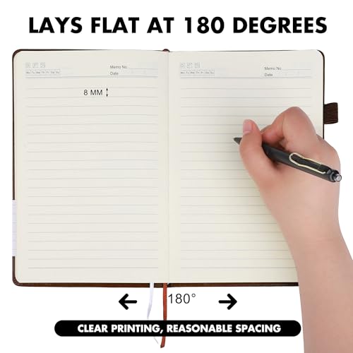 30 Set Lined Notebook Journals with Pens A5 Notebooks 100 GSM College Ruled Hardcover Notebook PU Leather Notepad with Pen Holder for Office School (60 Count)
