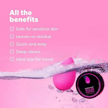 Original Pink + Blendercleanser Solid Charcoal Set (2 Count)