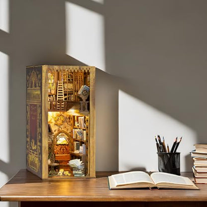 Book Nook Kit DIY Miniature House Dollhouse for Adults