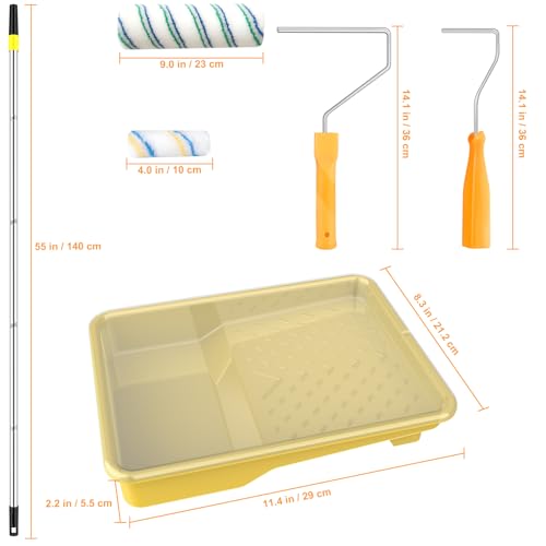 Paint Roller Kit with Extension Pole