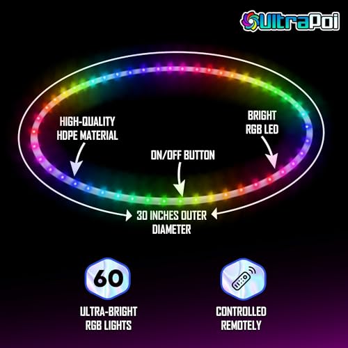UltraHoop Remote LED Hula Hoop