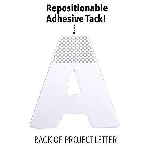Poster Letters 4” Paper Letters for Poster Board Projects (108 Count)