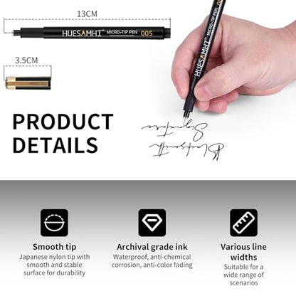 01 micro fineliner pens (4 Count)