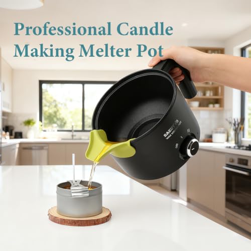 5lbs Soy Wax for Candle Making with 1.8L Wax Melter Pot