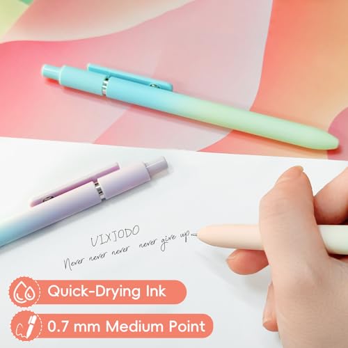 Gel Pens 5 Pcs Black Ink Pens for Women (5 Count)