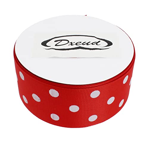 Polka Dot Grosgrain Ribbon 25 Yard Each Roll 100% Polyester