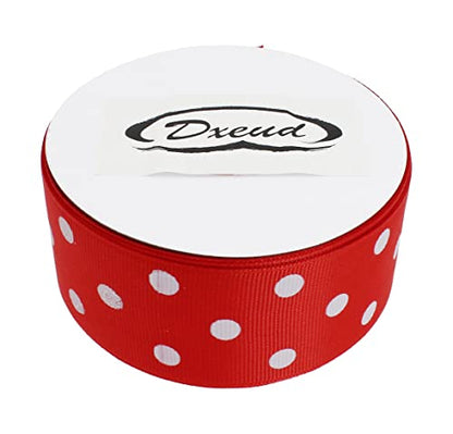 Polka Dot Grosgrain Ribbon 25 Yard Each Roll 100% Polyester