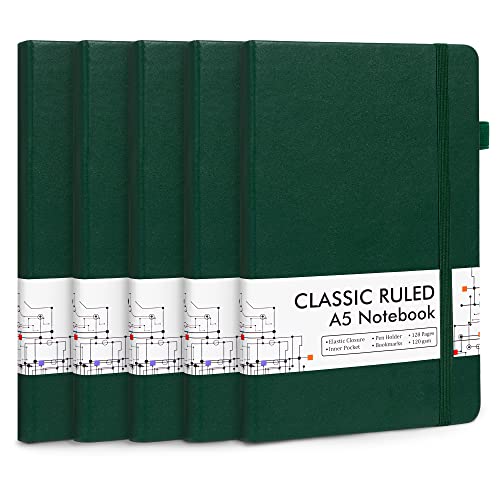 5 Pack Journal Notebook Bulk for School (5 Count)