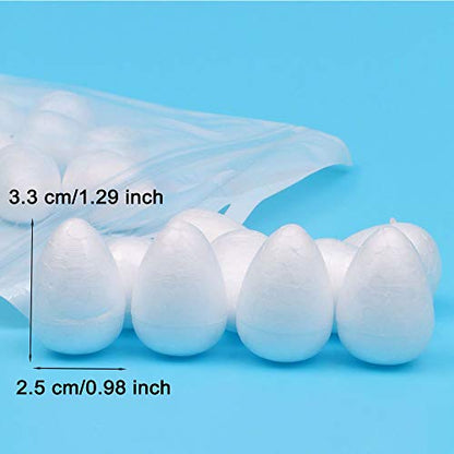 80 Pieces Fondant Flower Forming Holders Oval Foam Flower Modeling Support Sugar Fondant Flowers Making Accessories for DIY Sugarcraft Baking Art (80 Count)