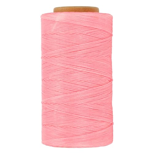 284 Yard Flat Waxed Thread 150D 1mm Leather Sewing Cord for Repairing Shoes Bags Wallets Jewelry Making DIY Leather Craft